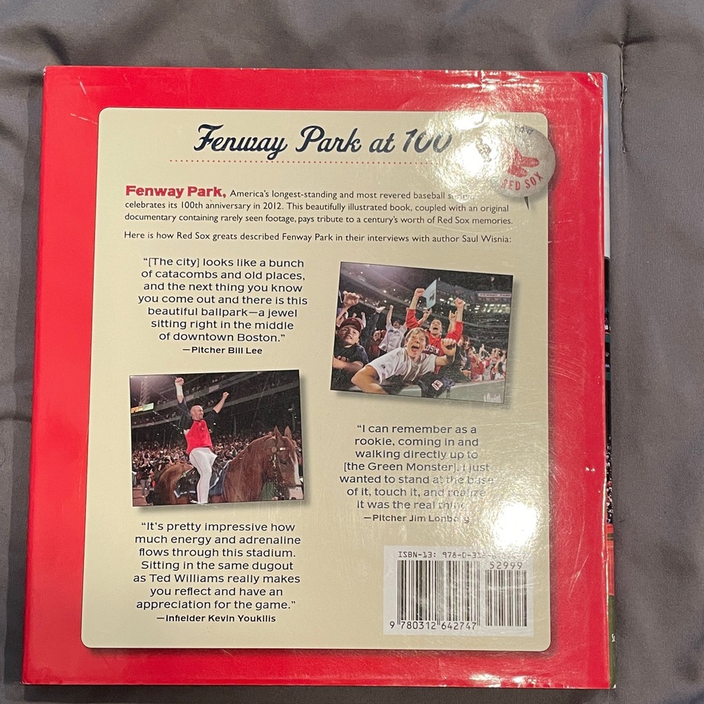 Fenway Park Centennial Book with DVD - Picture 2 of 6
